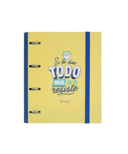 16584 Carpeta con anillas  Si lo das todo, nada se te resiste